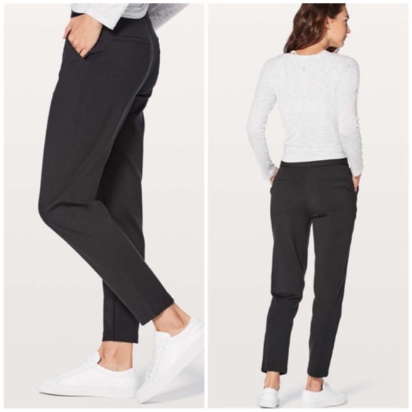 Lululemon City Trek Trouser Pant ll size 10 black